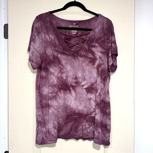 American eagle soft and sexy purple T shirt
